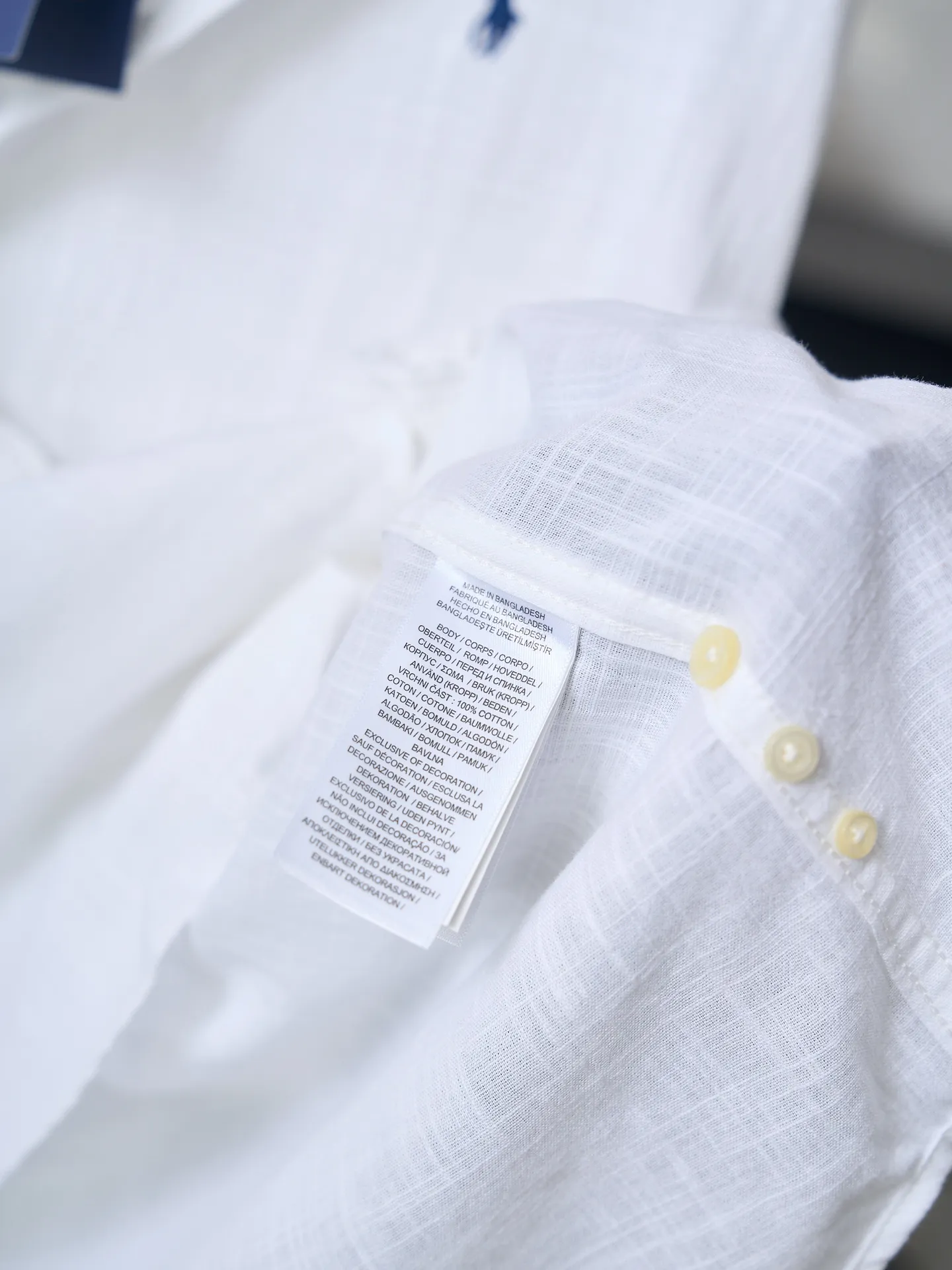 【 】Ralph Lauren/ 【In Stock】S M L XL White ，